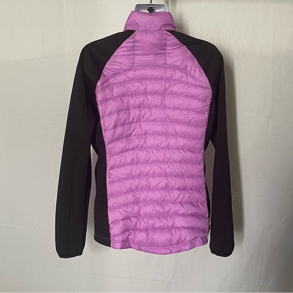 32 Degrees Weatherproof purple and black quilted coat size medium - Picture 5 of 7